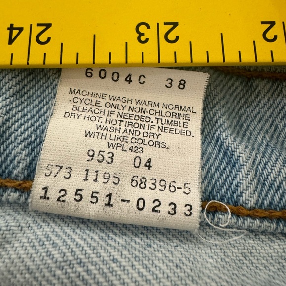 ✨Vintage✨Levi’s 551 Relaxed Fit/ Tapered Leg✨Size: 12 Petite✨ - Picture 8 of 14